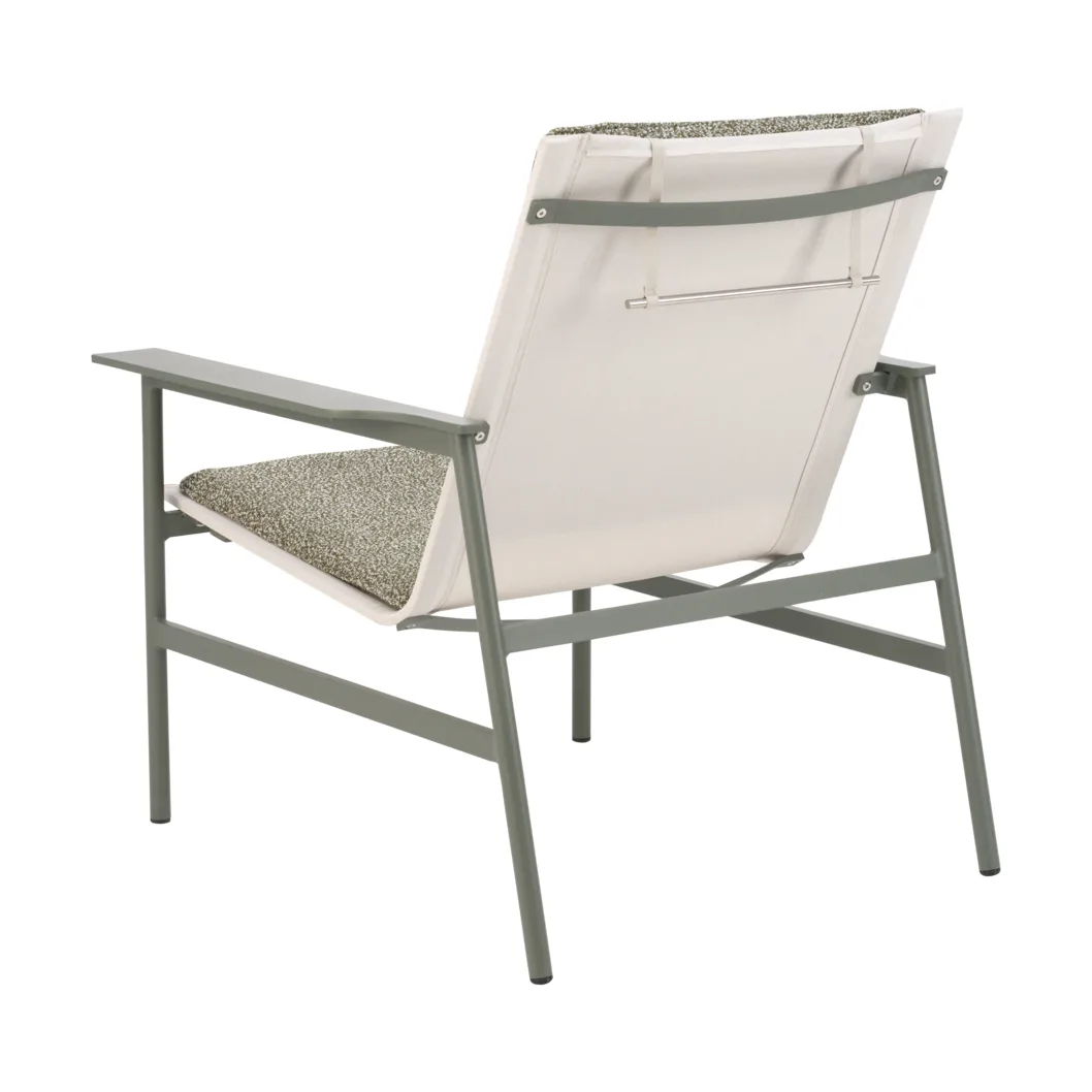 Soro πολυθρόνα lounge, Nordic green-teddy verde Brafab