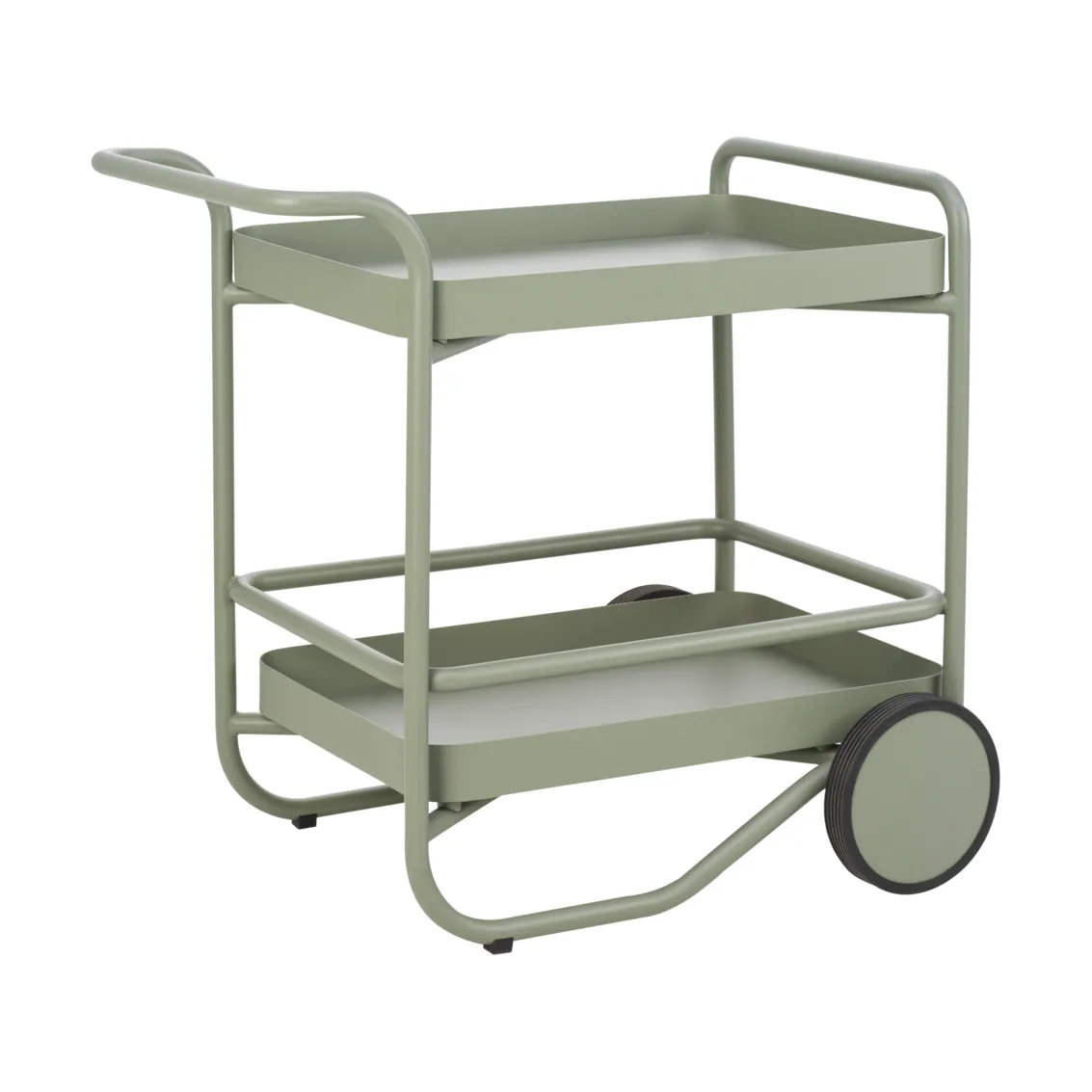 Trolly καροτσάκι σερβιρίσματος 88x59 εκ., Dusty green Brafab