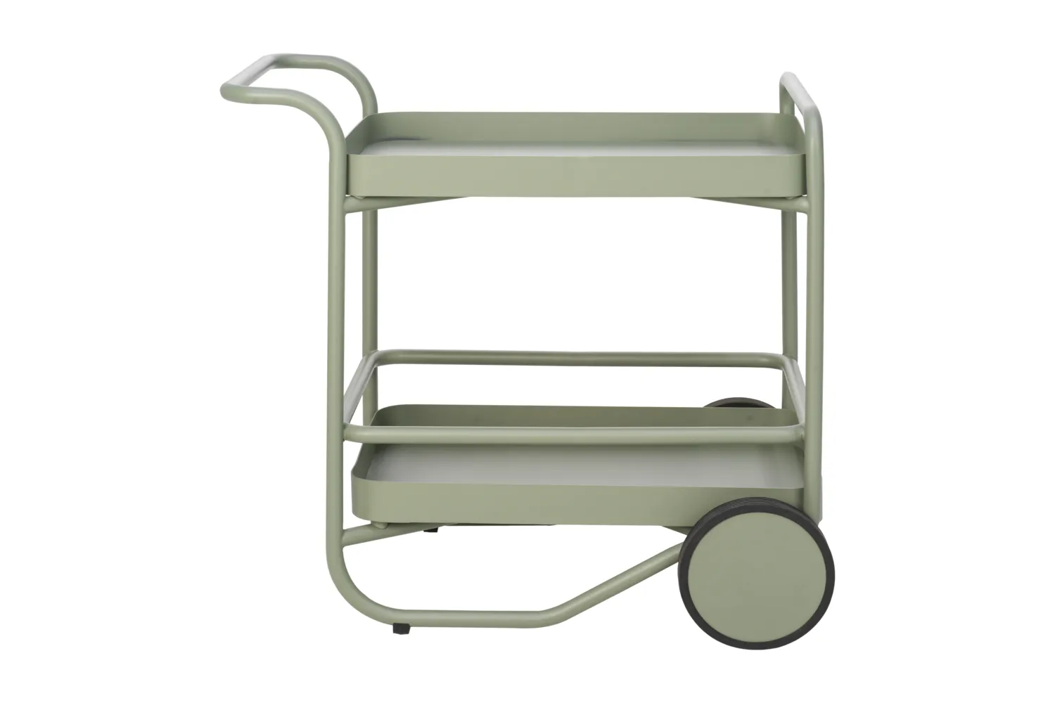 Trolly καροτσάκι σερβιρίσματος 88x59 εκ., Dusty green Brafab