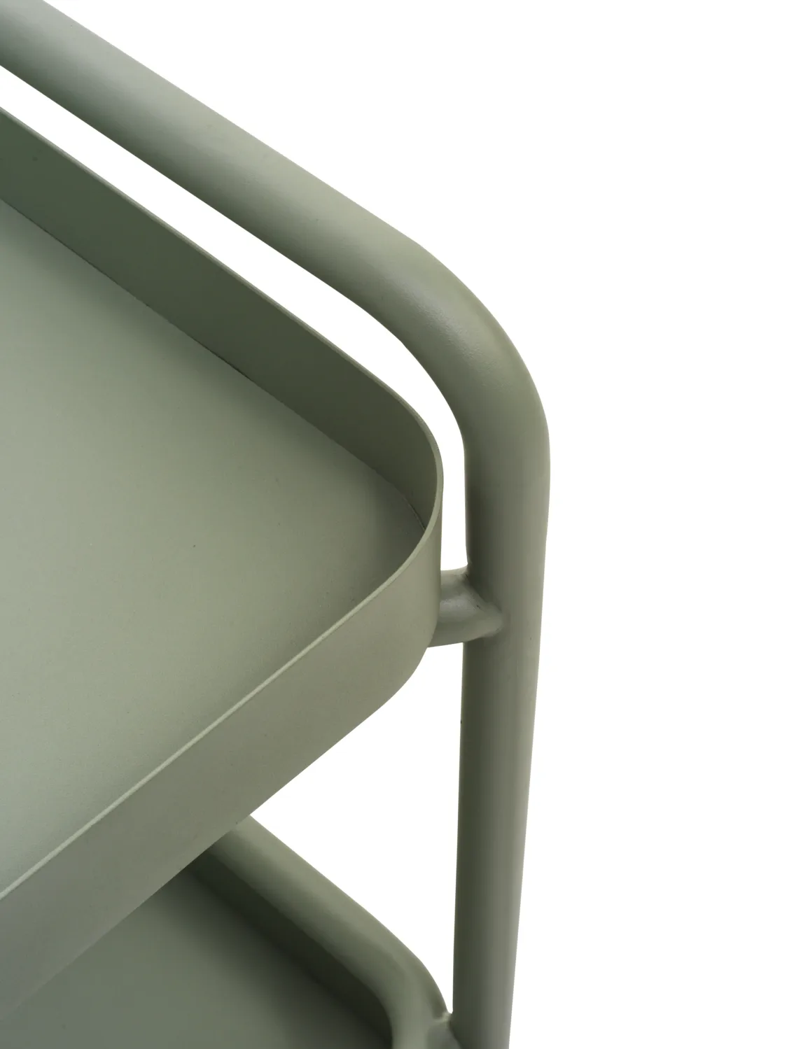 Trolly καροτσάκι σερβιρίσματος 88x59 εκ., Dusty green Brafab