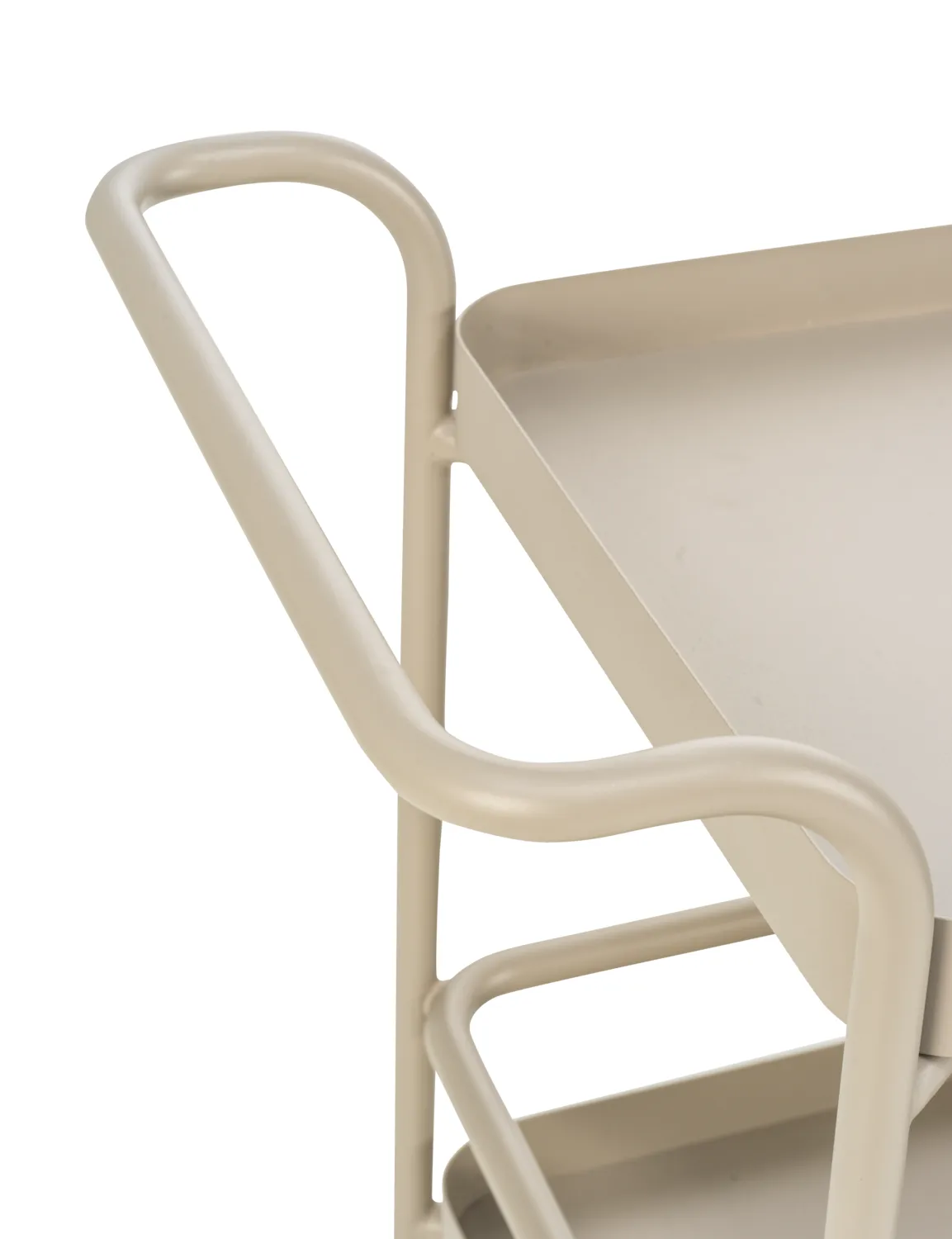 Trolly καροτσάκι σερβιρίσματος 88x59 εκ., Khaki Brafab