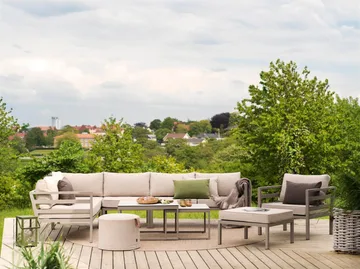 Weldon γωνιακός καναπές - Khaki-sand - Brafab