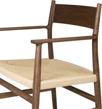 Arv πολυθρόνα με υφαντό κάθισμα - Βιολογικό σχοινί από λιναρόσπορο με καπνισμένο φινίρισμα - Brdr. Krüger