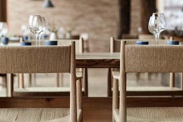 Arv πολυθρόνα με υφαντό κάθισμα - Λ�ευκό λαδωμένο χάρτινο κορδόνι δρυός - Brdr. Krüger