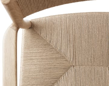 Arv πολυθρόνα με υφασμένη πλάτη και κάθισμα - Λευκό λαδωμένο χάρτινο κορδόνι δρυός - Brdr. Krüger