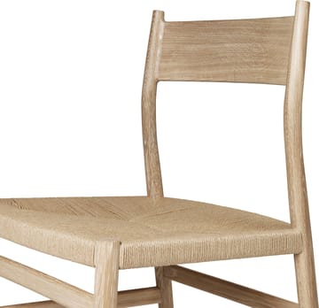 Καρέκλα Arv με υφαντό κάθισμα - Λευκό λαδωμένο χάρτινο κορδόνι δρυός - Brdr. Krüger