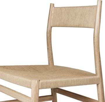 Καρέκλα Arv με υφαντή πλάτη και κάθισμα - Λευκό λαδωμένο χάρτινο κορδόνι δρυός - Brdr. Krüger