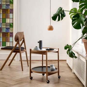 Τραπέζι με ροδάκια Bølling Tray Table model 50 - Δρύινο καπνιστό-καπνιστό λαδωμένο δρύινο σταντ - Brdr. Krüger