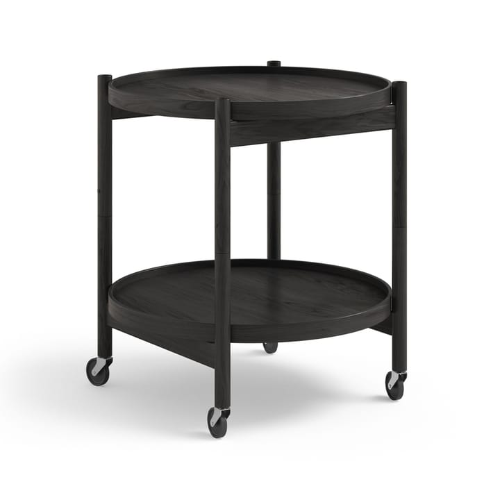 Τραπέζι με ροδάκια Bølling Tray Table model 50  - Μαύρο βερνίκι-μαύρο βερνικωμένο σταντ απο ξυλό �δρύς - Brdr. Krüger