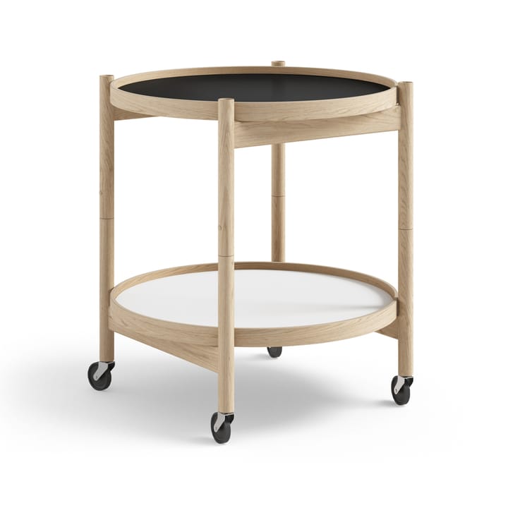 Τραπέζι με ροδάκια Bølling Tray Table model 50  - Base-ακατέργαστο ράφι βιβλίου - Brdr. Krüger