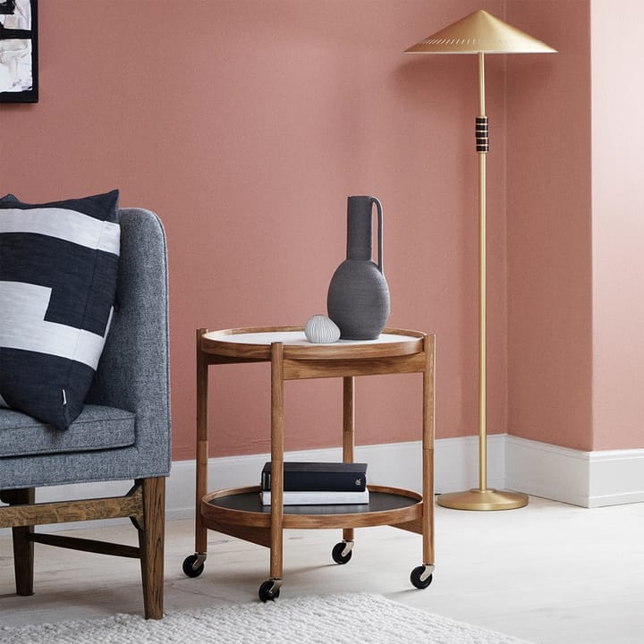 Τραπέζι με ροδάκια Bølling Tray Table model 50, Clay-ακατέργαστο τραπέζι δρυός Brdr. Krüger