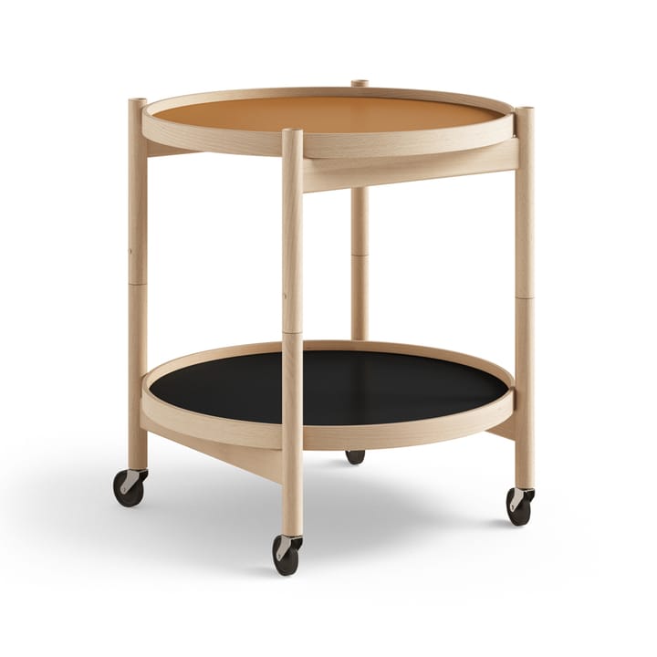 Τραπέζι με ροδάκια Bølling Tray Table model 50 - Clay-λαδωμένο βιβλιοθήκη από ξύλο - Brdr. Krüger