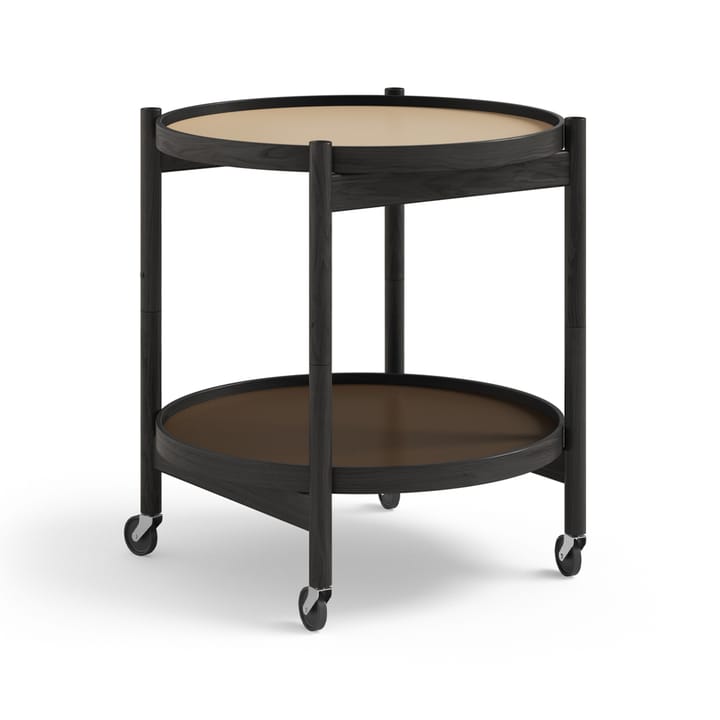 Τραπέζι με ροδάκια Bølling Tray Table model 50 - Earth-μαύρη λακαρισμένη βάση δρυός - Brdr. Krüger