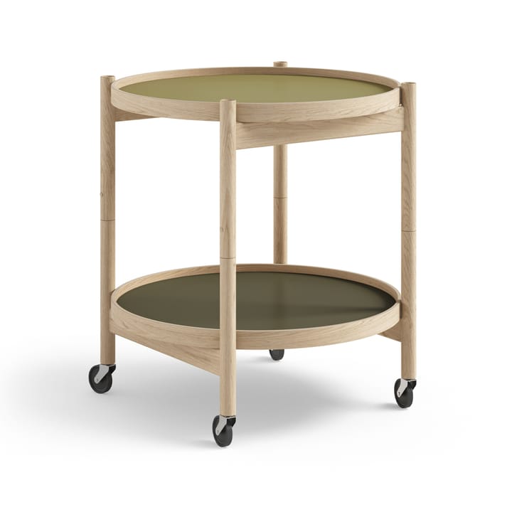 Τραπέζι με ροδάκια Bølling Tray Table model 50 - Leaf-ακατέργαστο τραπέζι δρυός - Brdr. Krüger
