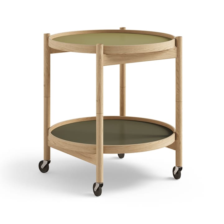 Τραπέζι με ροδάκια Bølling Tray Table model 50  - Leaf-λαδωμένη βάση δρυός - Brdr. Krüger