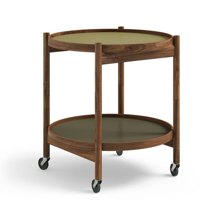 Τραπέζι με ροδάκια Bølling Tray Table model 50 - Leaf-βάση από λαδωμένη καρυδιά - Brdr. Krüger