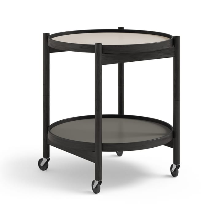 Τραπέζι με ροδάκια Bølling Tray Table model 50 - Stone-μαύρη βερνικωμένη βάση δρυός - Brdr. Krüger