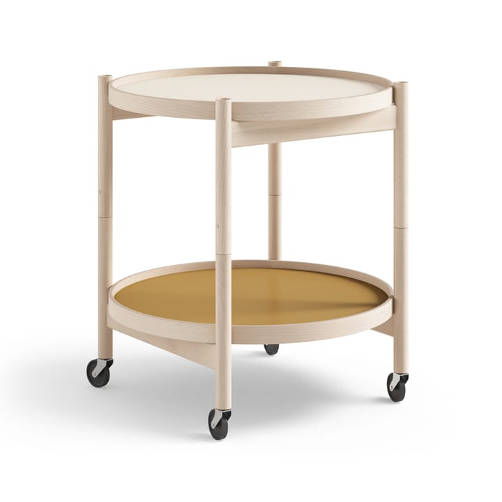 Τραπέζι με ροδάκια Bølling Tray Table model 50 - Sunny-ανεπεξέργαστο ράφι - Brdr. Krüger
