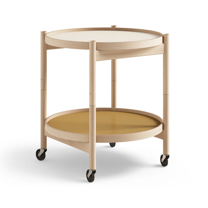 Τραπέζι με ροδάκια Bølling Tray Table model 50 - Sunny-λαδωμένη βάση βιβλί�ου - Brdr. Krüger