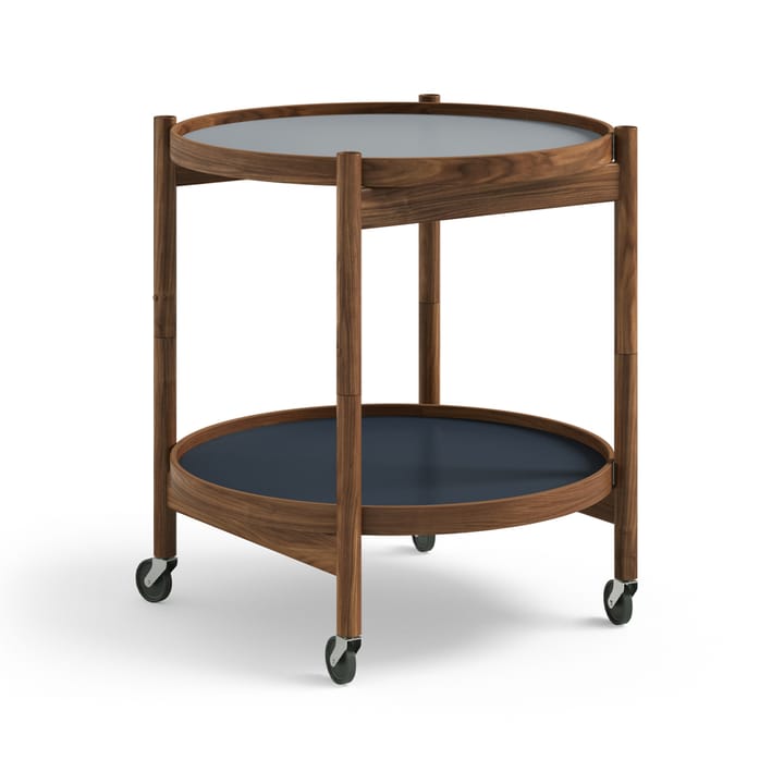 Τραπέζι με ροδάκια Bølling Tray Table model 50 - Water-βάση από λαδωμένο ξύλο καρυδιάς - Brdr. Krüger