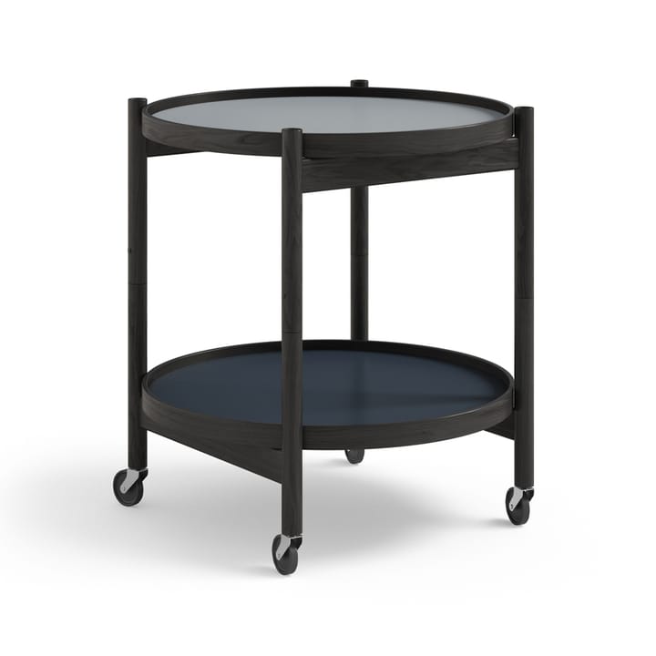 Τραπέζι με ροδάκια Bølling Tray Table model 50 - Water-μαύρο βερνικωμένο δρύινο υποστήριγμα - Brdr. Krüger