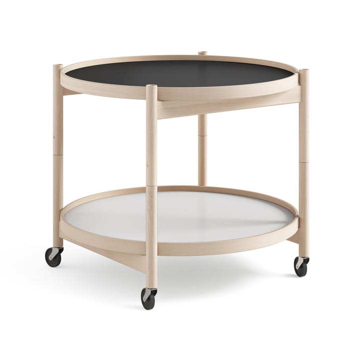 Τραπέζι με ροδάκια Bølling Tray Table model 60  - Base-ακατέργαστο ράφι βιβλίου - Brdr. Krüger