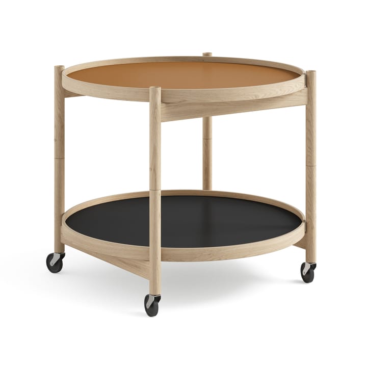 Τραπέζι με ροδάκια Bølling Tray Table model 60 - Clay-ακατέργαστο τραπέζι δρυός - Brdr. Krüger