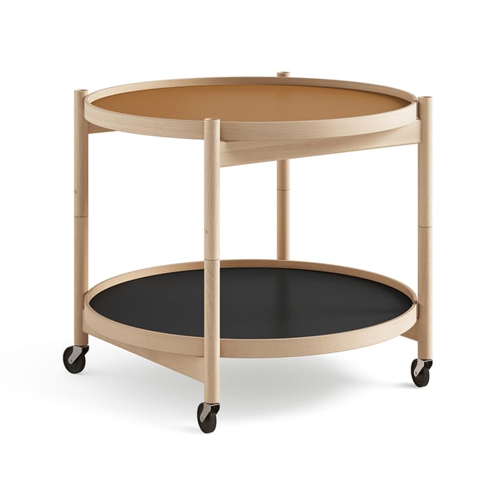 Τραπέζι με ροδάκια Bølling Tray Table model 60 - Clay-λαδωμένο βιβλιοθήκη από ξύλο - Brdr. Krüger