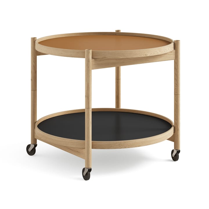 Τραπέζι με ροδάκια Bølling Tray Table model 60  - Clay-oiled ecstatives - Brdr. Krüger