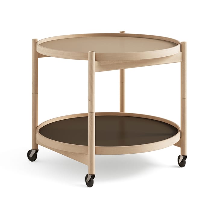Τραπέζι με ροδάκια Bølling Tray Table model 60 - Earth-λαδωμένο ράφι βιβλίων - Brdr. Krüger