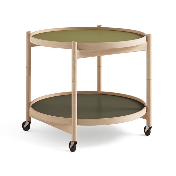 Τραπέζι με ροδάκια Bølling Tray Table model 60 - Leaf-λαδωμένη βιβλιοθήκη από ξύλο οξιάς - Brdr. Krüger