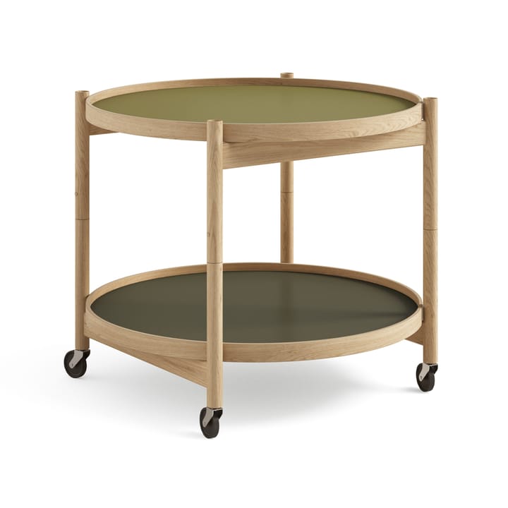 Τραπέζι με ροδάκια Bølling Tray Table model 60  - Leaf-λαδωμένη βάση δρυός - Brdr. Krüger