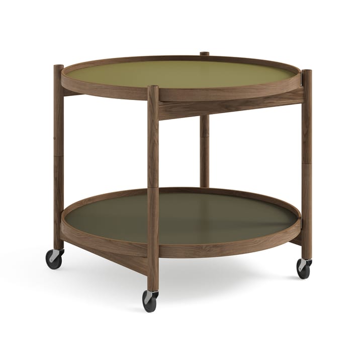 Τραπέζι με ροδάκια Bølling Tray Table model 60  - Leaf-βάση από καπνιστή βελανιδιά - Brdr. Krüger