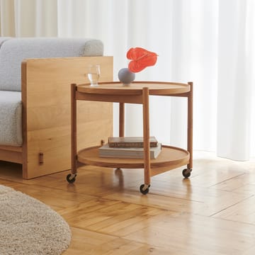 Τραπέζι με ροδάκια Bølling Tray Table model 60 - Stone-λαδωμένη βάση βιβλίου - Brdr. Krüger