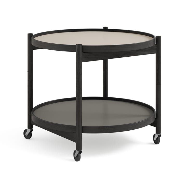 Τραπέζι με ροδάκια Bølling Tray Table model 60  - Stone-μαύρη βερνικωμένη βάση δρυός - Brdr. Krüger