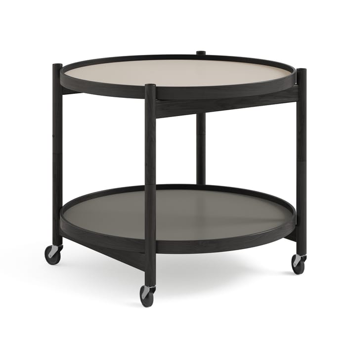 Τραπέζι με ροδάκια Bølling Tray Table model 60 - Stone-μαύρη βερνικωμένη βάση δρυός - Brdr. Krüger