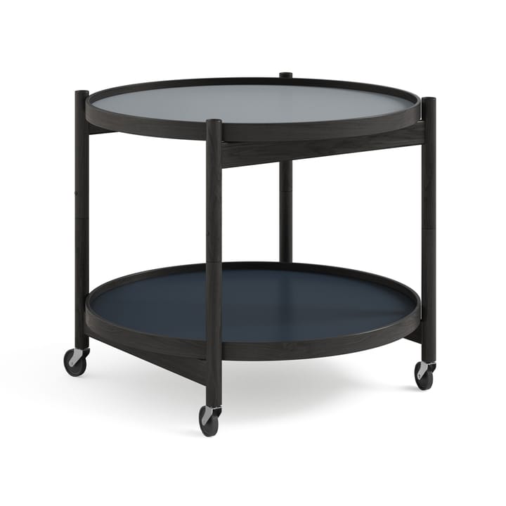 Τραπέζι με ροδάκια Bølling Tray Table model 60 - Water-μαύρο βερνικωμένο δρύινο υποστήριγμα - Brdr. Krüger