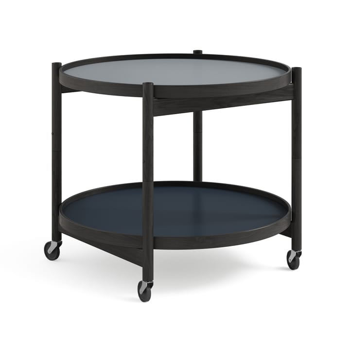 Τραπέζι με ροδάκια Bølling Tray Table model 60  - Water-μαύρο βερνικωμένο δρύινο υποστήριγμα - Brdr. Krüger