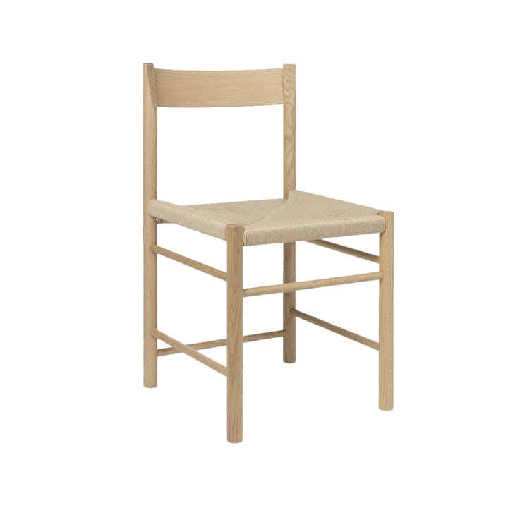 F-chair - Λαδωμένη δρυς, κάθισμα από φυσική ψάθα - Brdr. Krüger