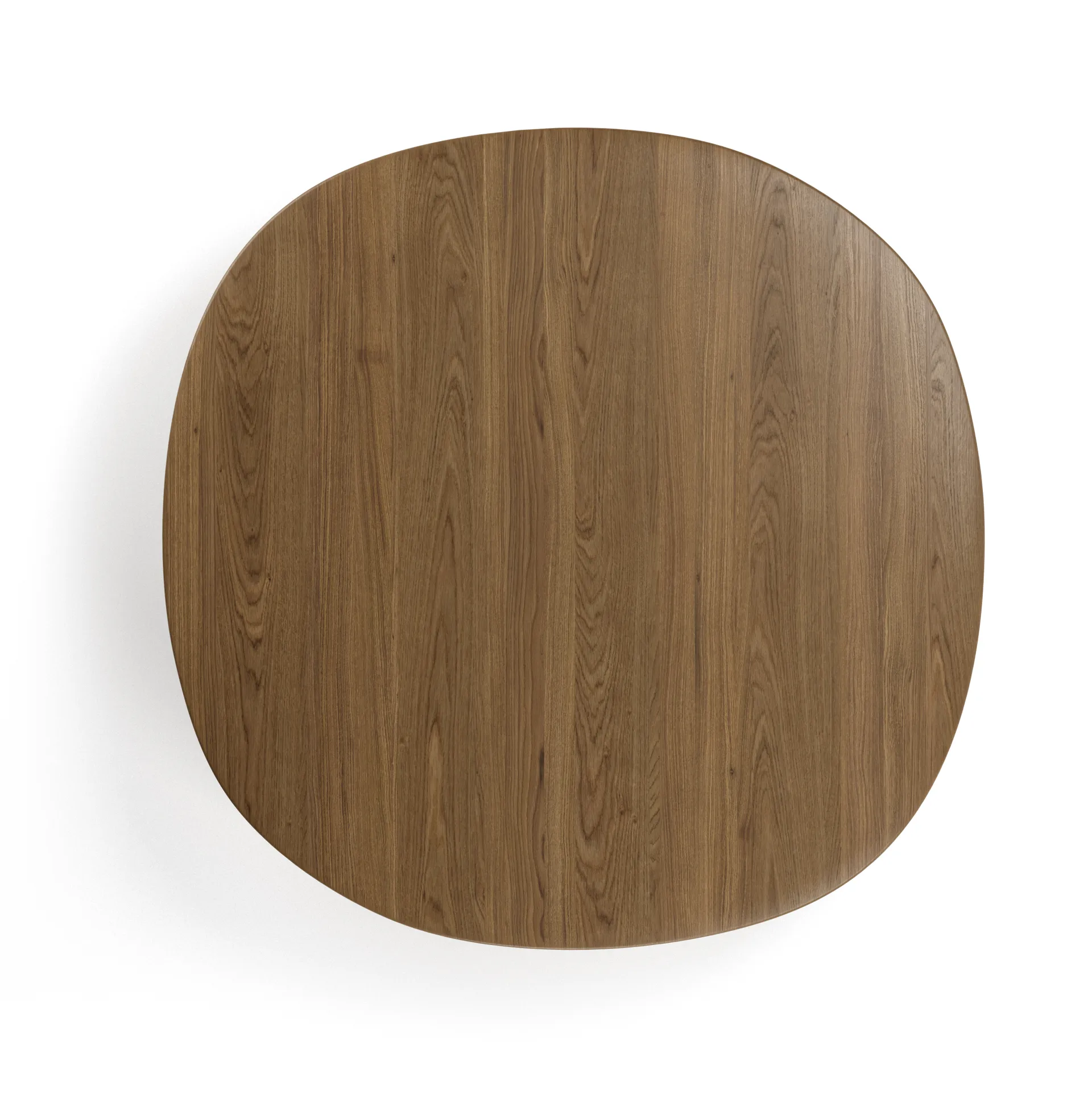 Τραπεζάκι του καφέ Jari, Ø118 εκ., Καπνιστή λαδωμένη δρυς Brdr. Krüger