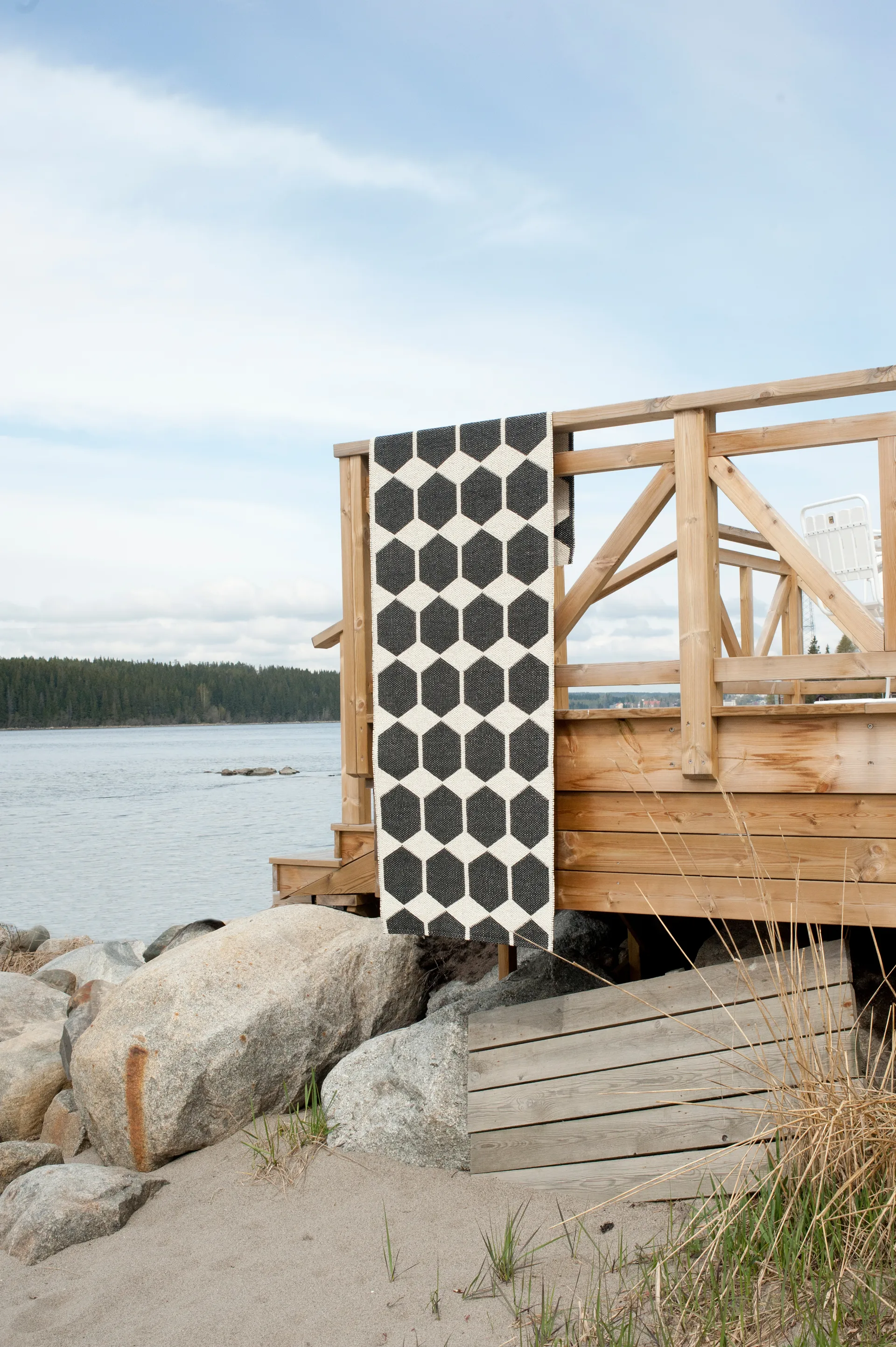 Anna χαλί midnight blue, 70x200 cm Brita Sweden