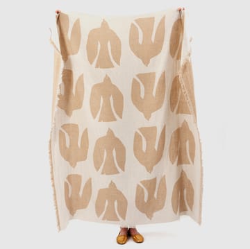 Early bird μάλλινη κουβέρτα 130x170 cm - Άμμος - Brita Sweden