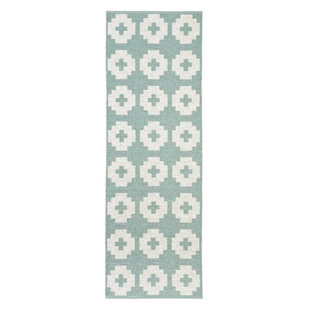 Flower χαλί lagoon, 70x300 cm Brita Sweden