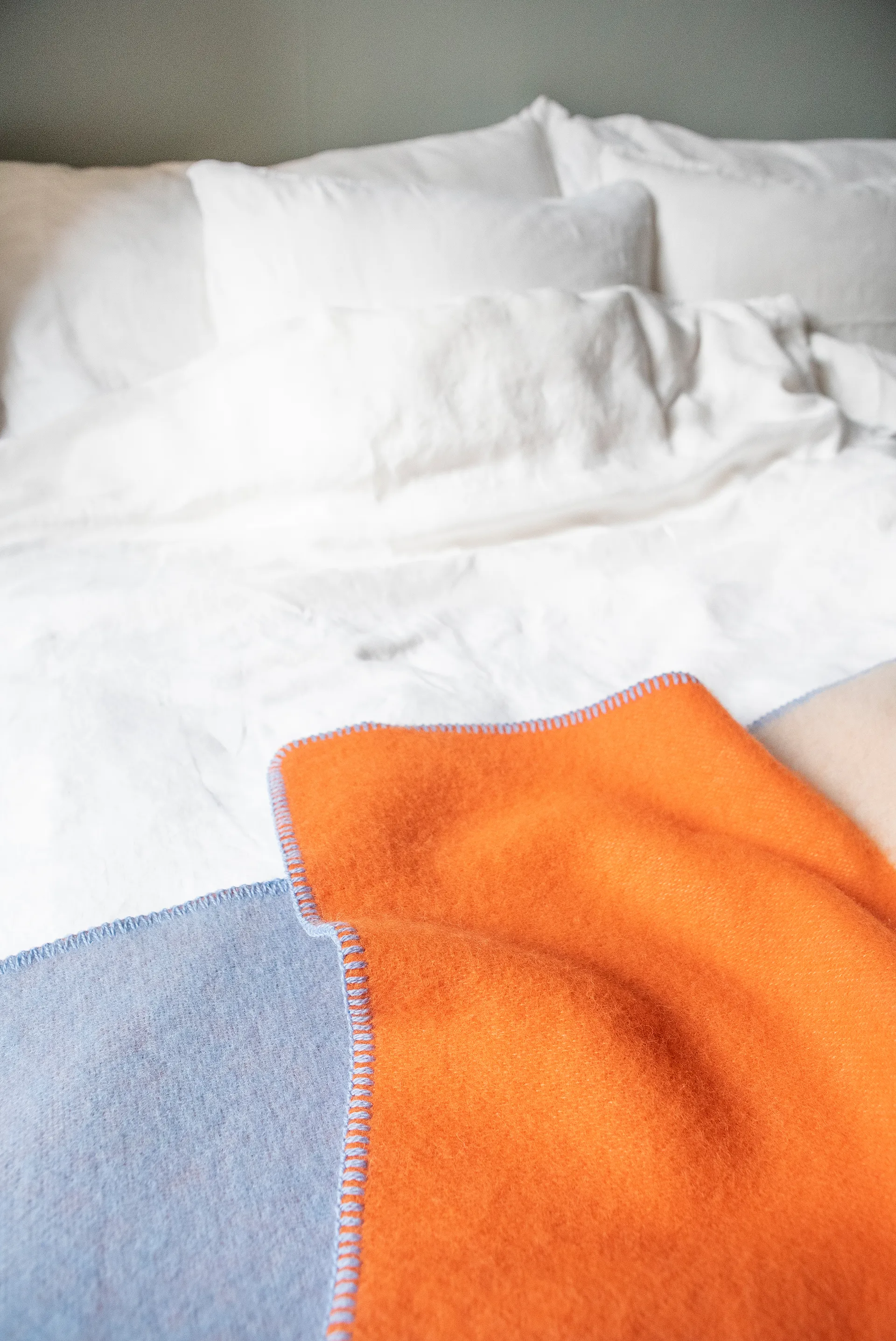 Pop μάλλινο ριχτάρι 130x200 cm, Πορτοκαλί Brita Sweden