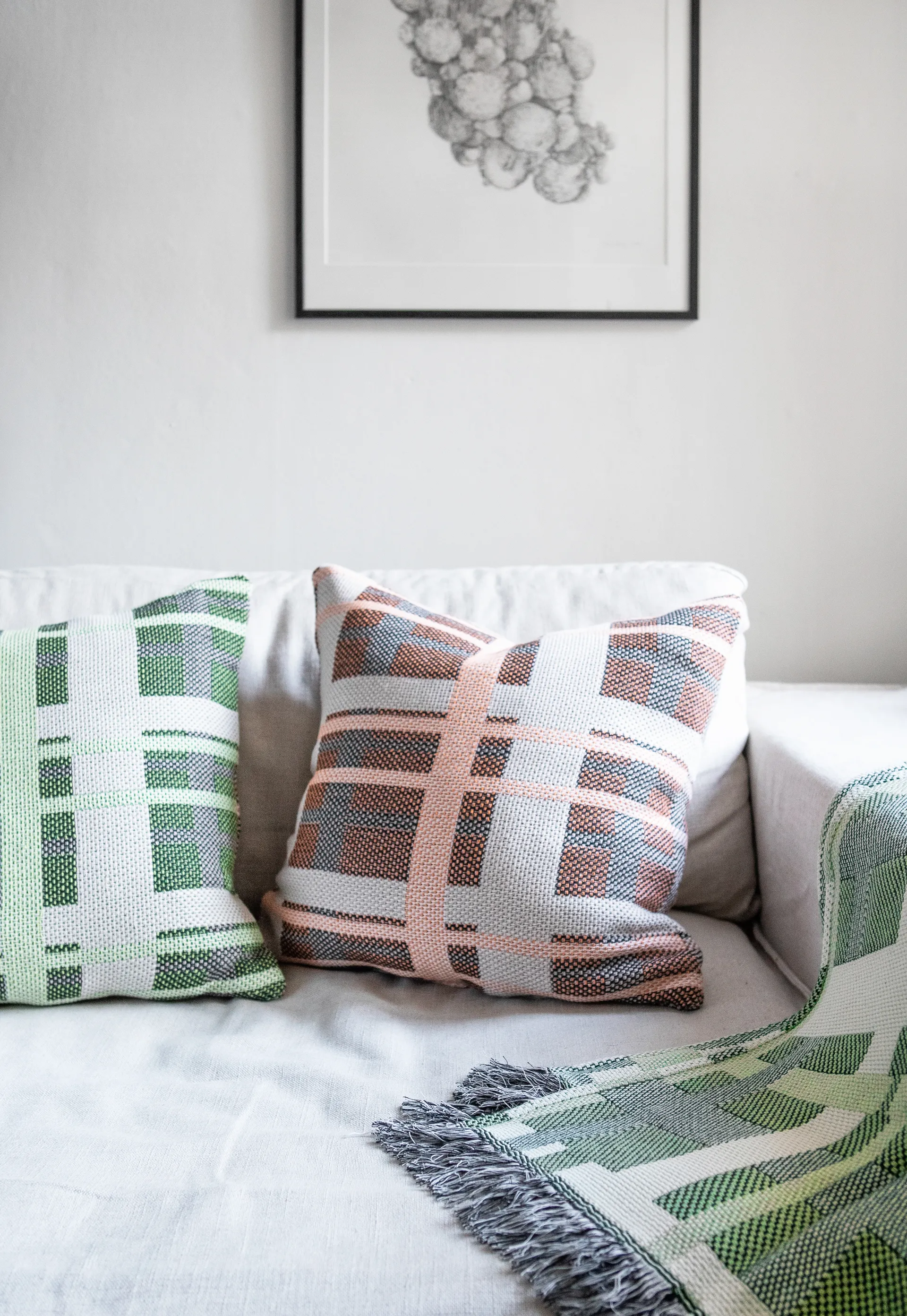 Tradition βαμβακερό ριχτάρι 130x170 cm, Πράσινο Brita Sweden