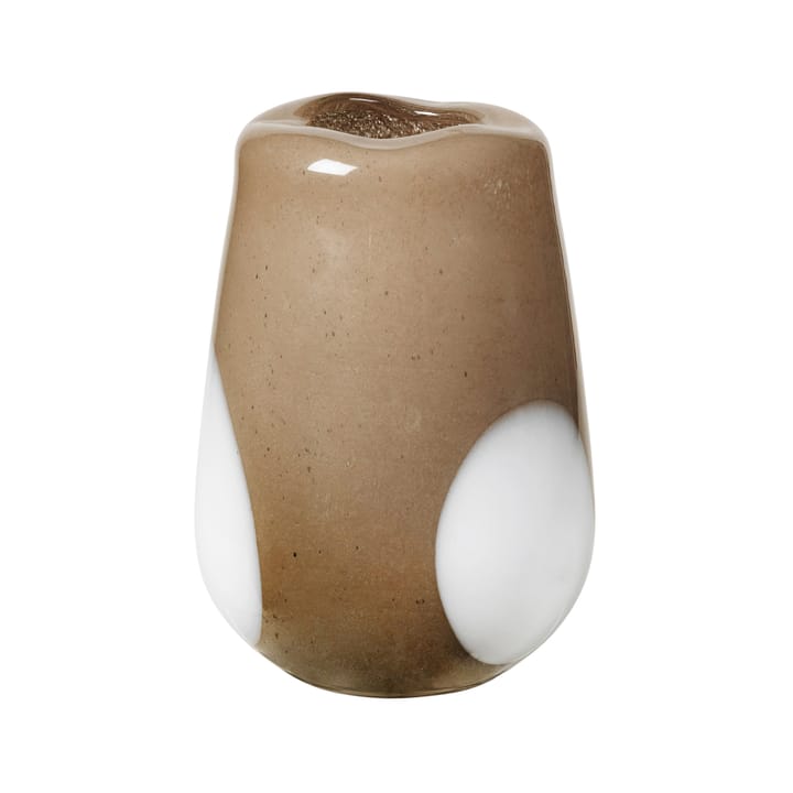 Ada Dot γυάλινο βάζο 26 cm - απλά τοπ θερμό γκρι - Broste Copenhagen