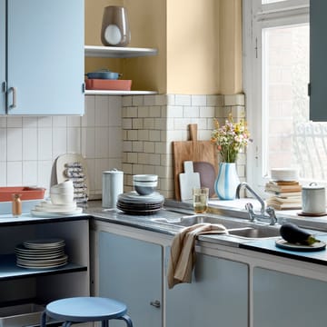 Ada Dot γυάλινο βάζο 26 cm - απλά τοπ θερμό γκ�ρι - Broste Copenhagen