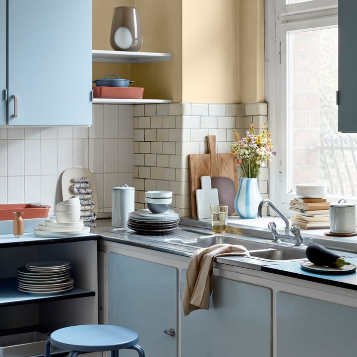 Ada Dot γυάλινο βάζο 26 cm - απλά τοπ θερμό γκρι - Broste Copenhagen