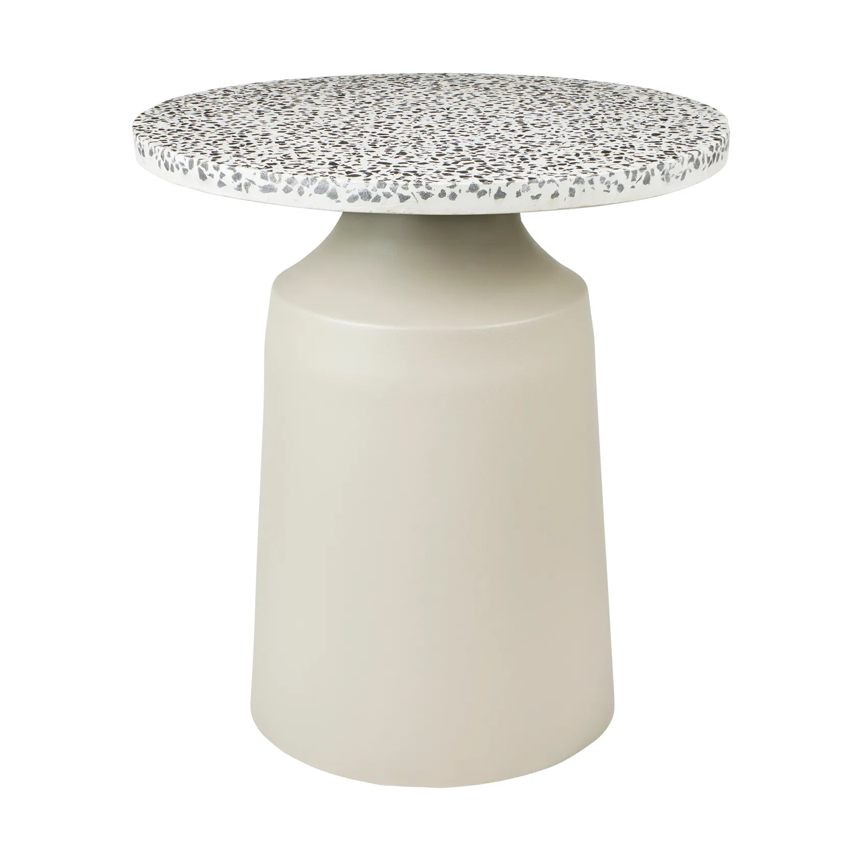 Συνοδευτικό τραπέζι Agari Ø45x45 cm, Rainy day grey-black Broste Copenhagen