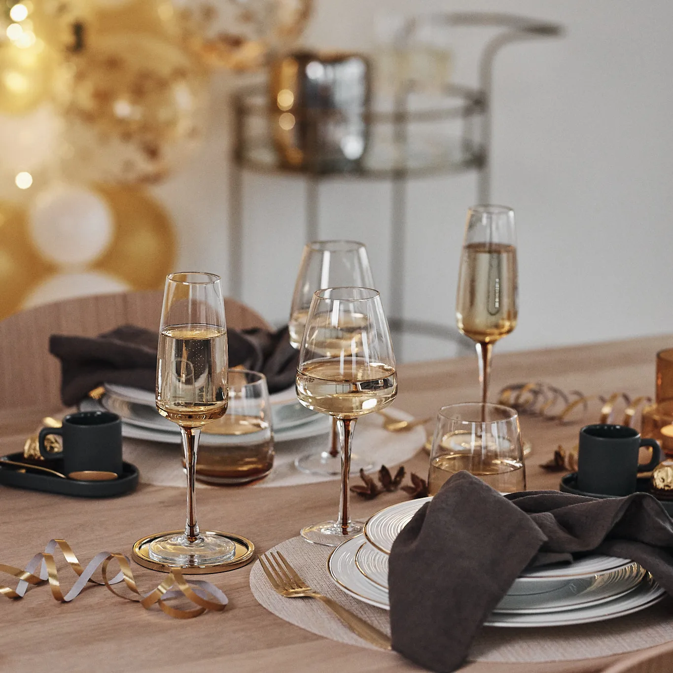 Amber ποτήρι σαμπάνιας, 20 cl Broste Copenhagen